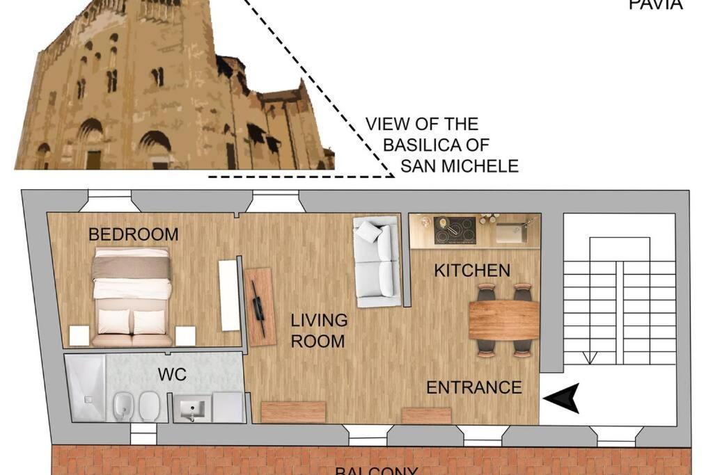 Maison Marina_Pavia San Michele Centro Storico Εξωτερικό φωτογραφία